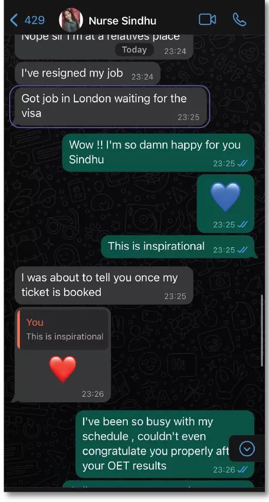 The Language x Whatsapp Testimonial 3